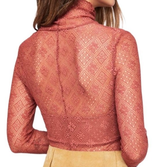 Free People Sweet Memories Turtleneck Top Small - Picture 3 of 7